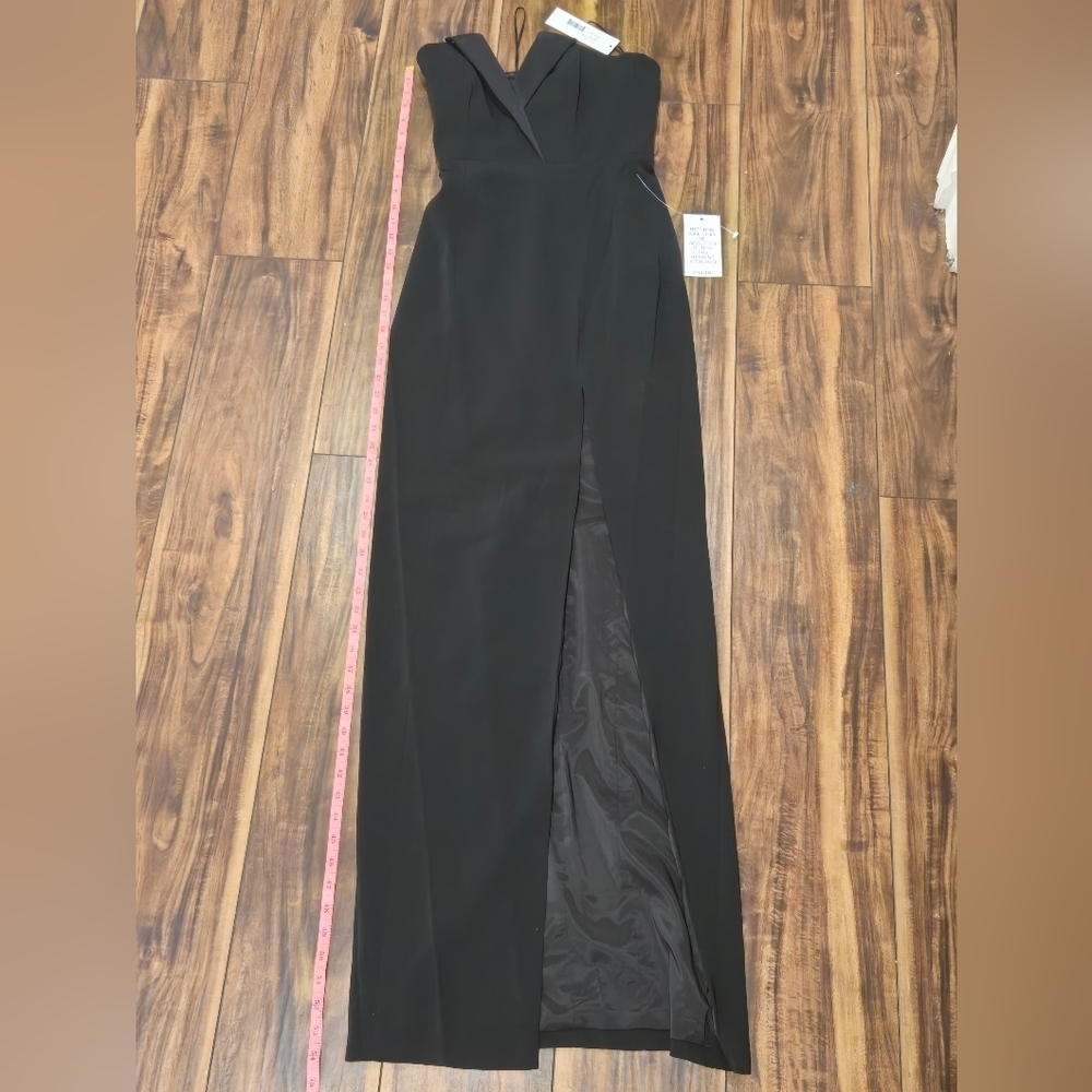 Jay Godfrey Sylvia Elegant Black Strapless Evening Gown - Picture 3 of 8